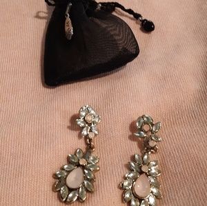 Stunning Pink Gemstone Earrings